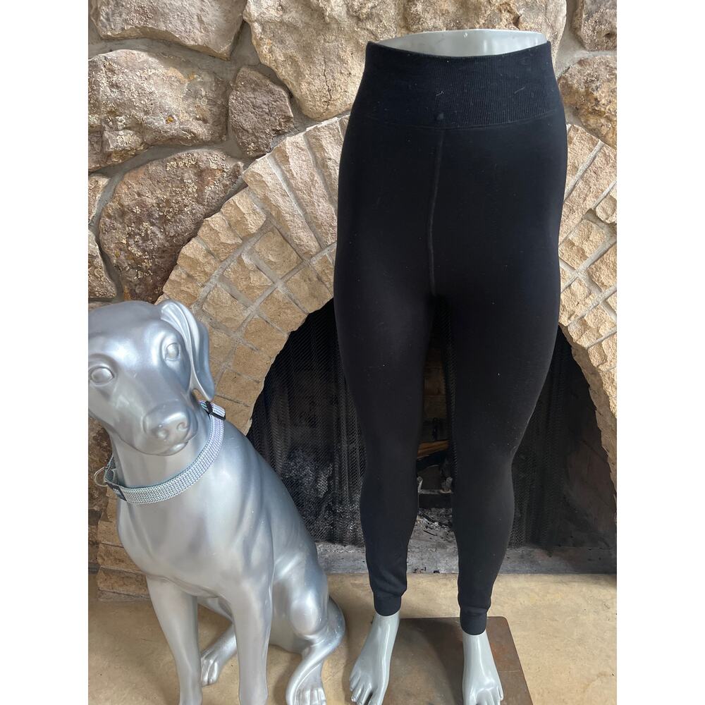 Wander Hot Totties Fleece Lined Black  Legging Joggers Women’s Size Large